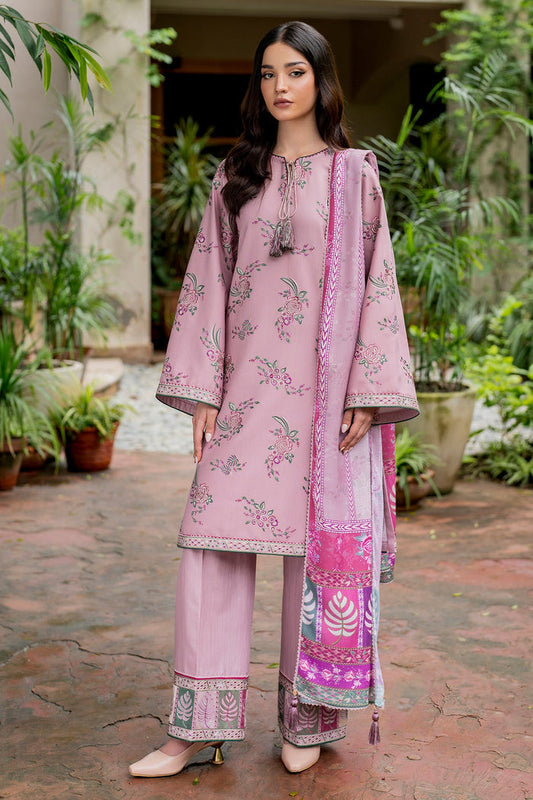 Elegant 3-Piece Unstitched Lawn Suit