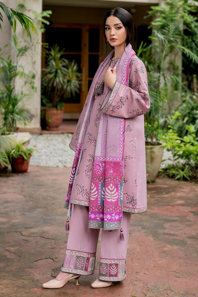 Elegant 3-Piece Unstitched Lawn Suit