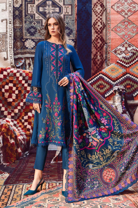 Elegant 3-Piece Unstitched Lawn Suit DS 007